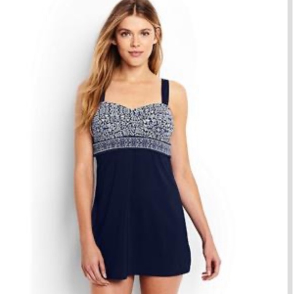 Lands' End Other - Lands End 2 piece Swim Dress and bottoms size 8